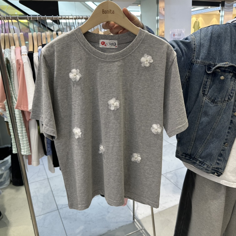 BONITA-Q東大門代購女裝新款真品時尚人氣推薦25春夏熱賣T恤BONITA-QT恤圖色2