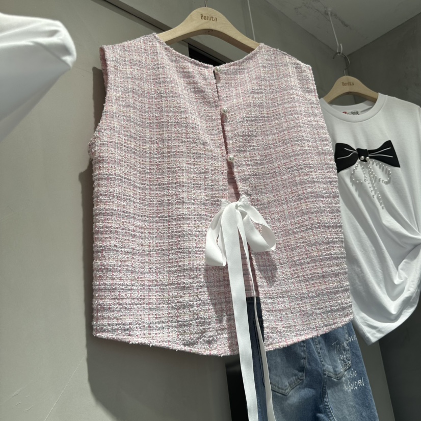 BONITA-Q韓國代購女裝新品職業熱賣推薦人氣25春夏休閑馬甲BONITA-Q馬甲