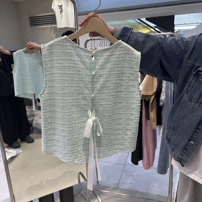 BONITA-Q韓國代購女裝新品職業熱賣推薦人氣25春夏休閑馬甲BONITA-Q馬甲圖色2