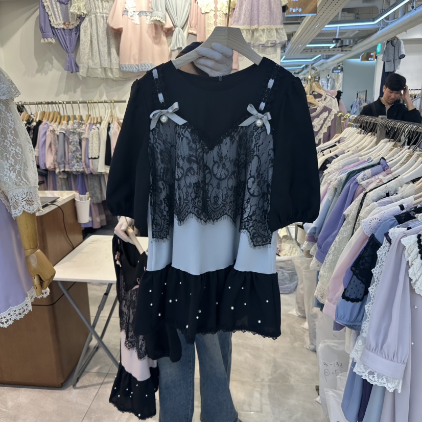 PAPA東大門實拍女士新品推薦休閑時尚25春夏人氣熱賣連衣裙PAPA連衣裙