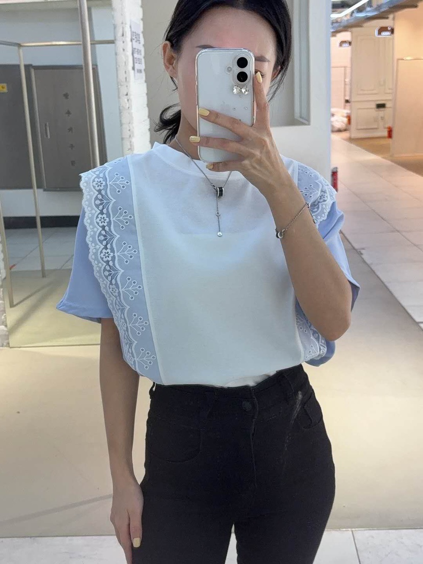 BLUE RIBBON東大門代購女裝新品人氣職業熱賣25春夏襯衫蕾絲衫BLUE RIBBON襯衫/蕾絲衫