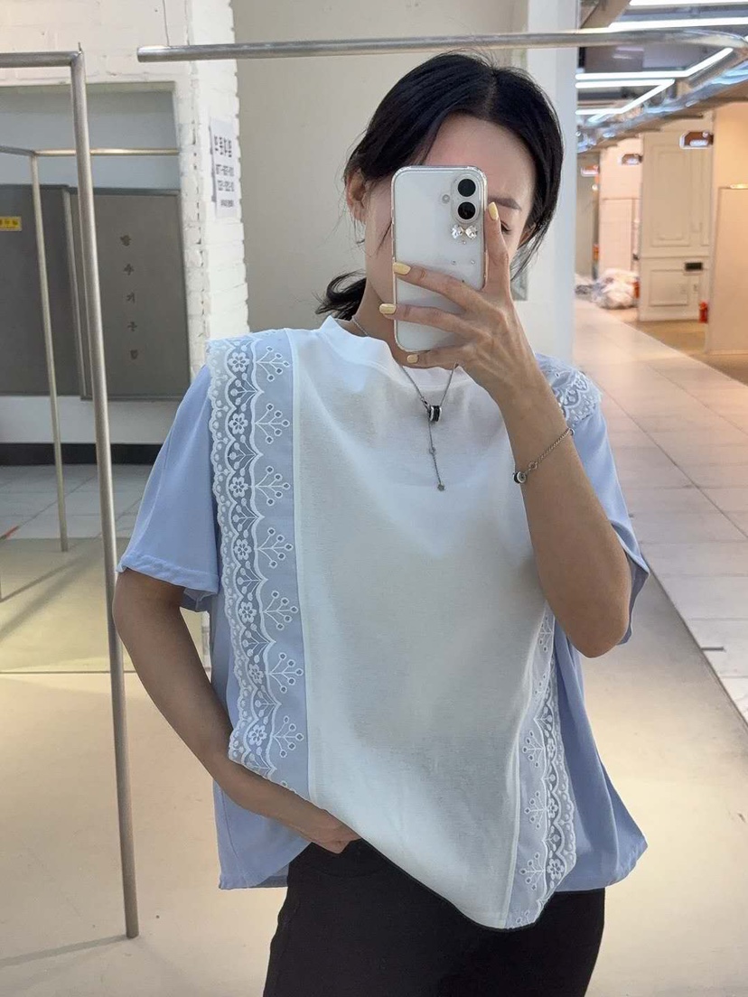 BLUE RIBBON東大門代購女裝新品人氣職業熱賣25春夏襯衫蕾絲衫BLUE RIBBON襯衫/蕾絲衫