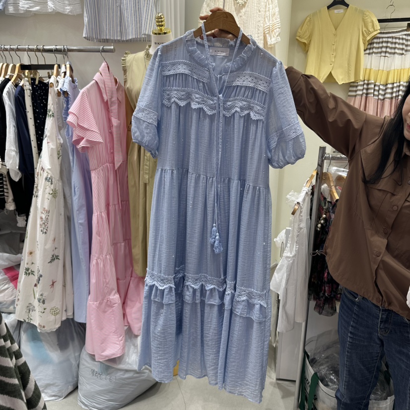 BIKINI東大門實拍女士新款熱賣休閑時尚真品推薦25春夏連衣裙BIKINI連衣裙圖色3