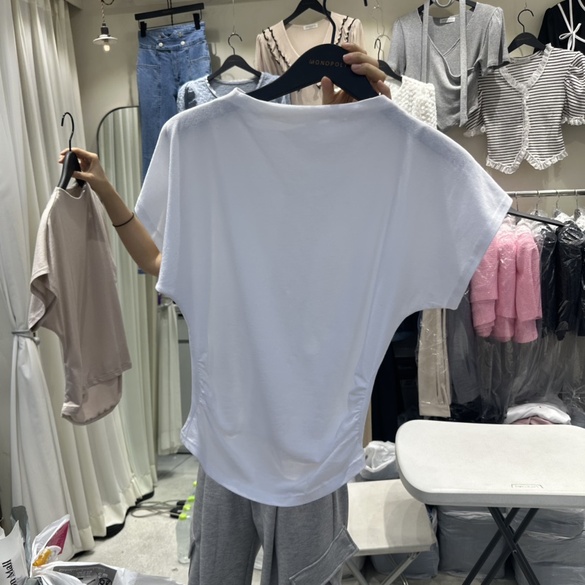 MONOPOLY韓國直郵女士新款休閑人氣職業推薦25春夏熱賣真品T恤MONO_POLYT恤圖色2