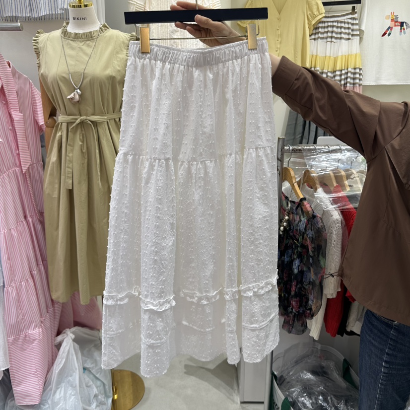 BIKINI東大門代購女士新品真品推薦休閑職業熱賣長裙荷葉邊BIKINI長裙