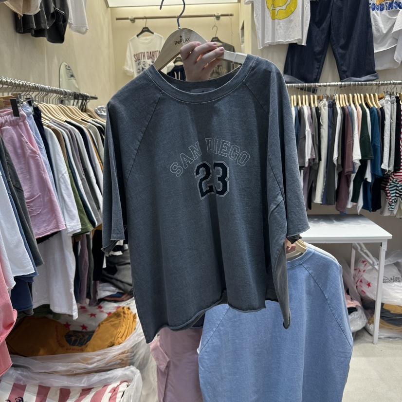 REPLAY東大門代購女士新品職業時尚熱賣真品25春夏休閑推薦T恤REPLAYT恤圖色4