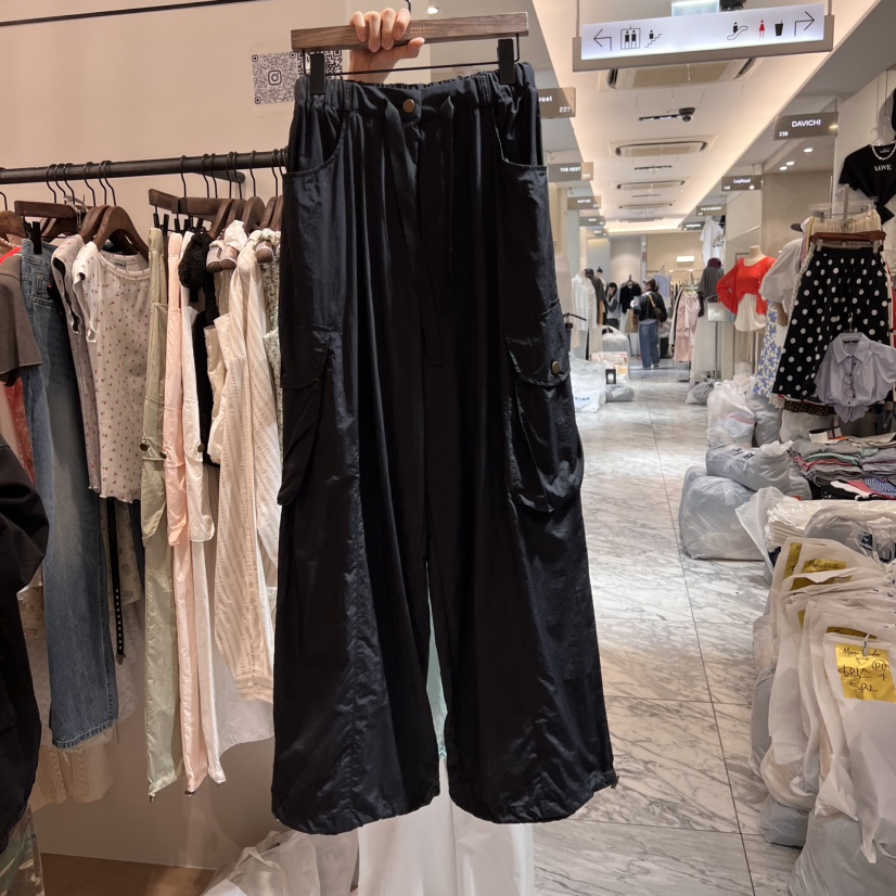 LOVE PULL東大門實拍女裝新品時尚25春夏職業休閑褲工裝褲LOVE PULL休閑褲圖色3