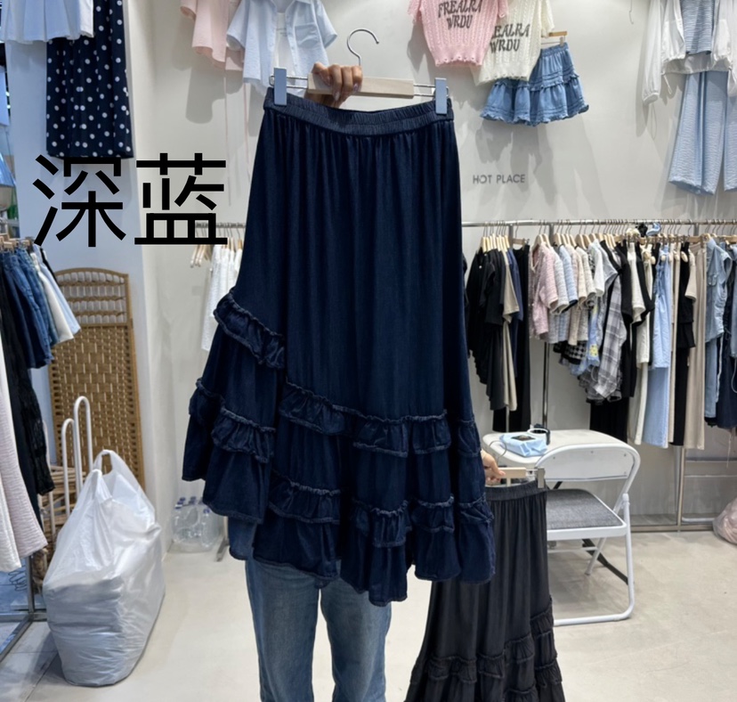 HOT PLACE東大門代購女裝新款休閑時尚職業25春夏推薦長裙HOT PLACE/DREAM GIRIS長裙圖色1