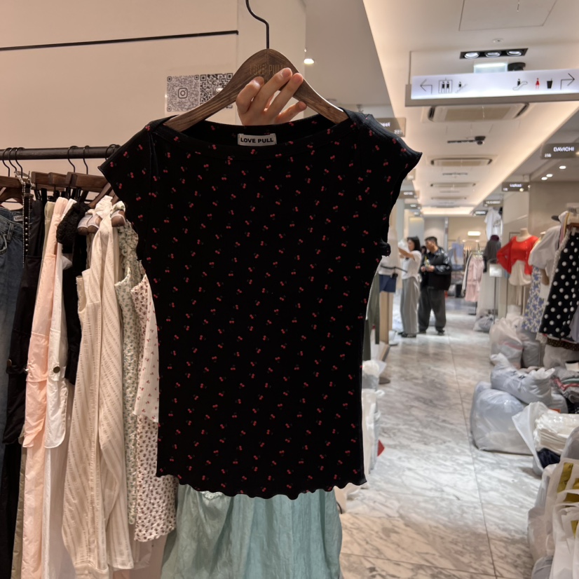 LOVE PULL東大門實拍女裝新品職業時尚人氣休閑25春夏推薦T恤LOVE PULLT恤圖色2