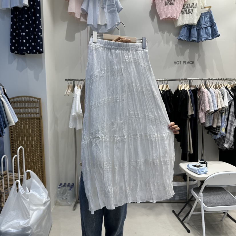 HOT PLACE韓國代購女士新品時尚真品25春夏休閑職業熱賣長裙HOT PLACE/DREAM GIRIS長裙