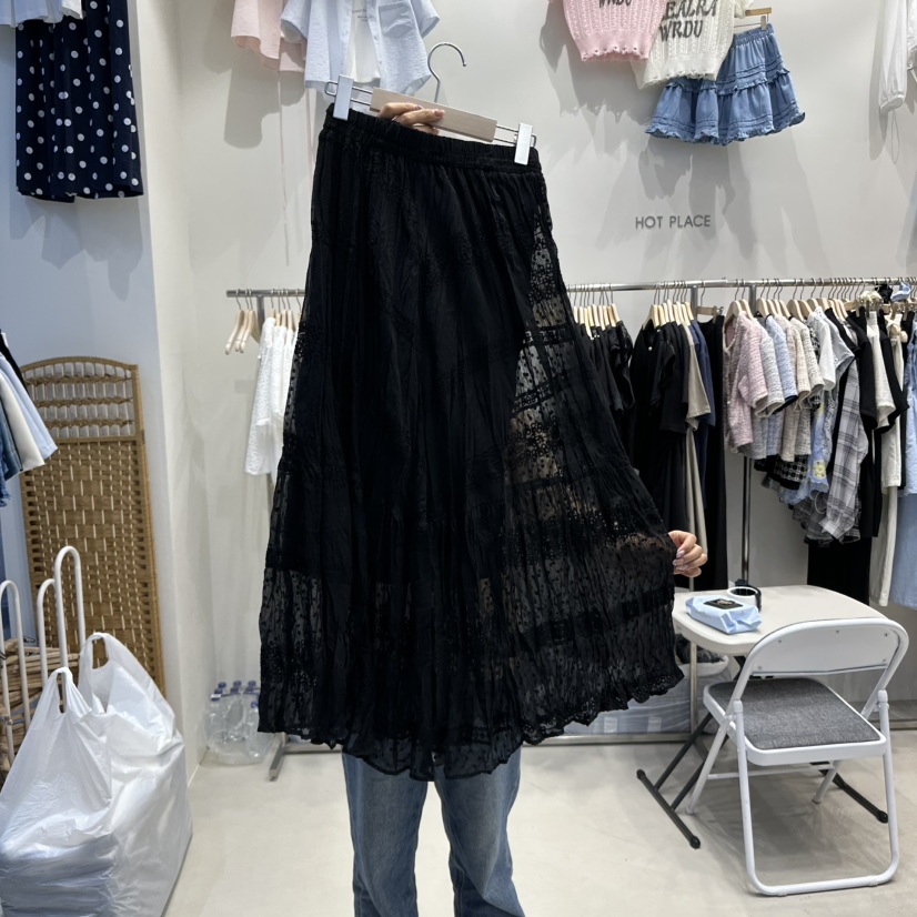 HOT PLACE韓國代購女士新品時尚真品25春夏休閑職業熱賣長裙HOT PLACE/DREAM GIRIS長裙圖色1