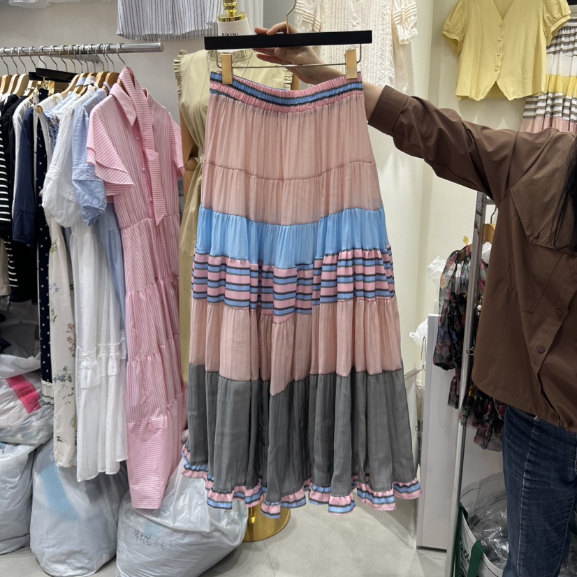 BIKINI韓國直郵女士新品職業熱賣人氣推薦時尚25春夏真品長裙BIKINI長裙