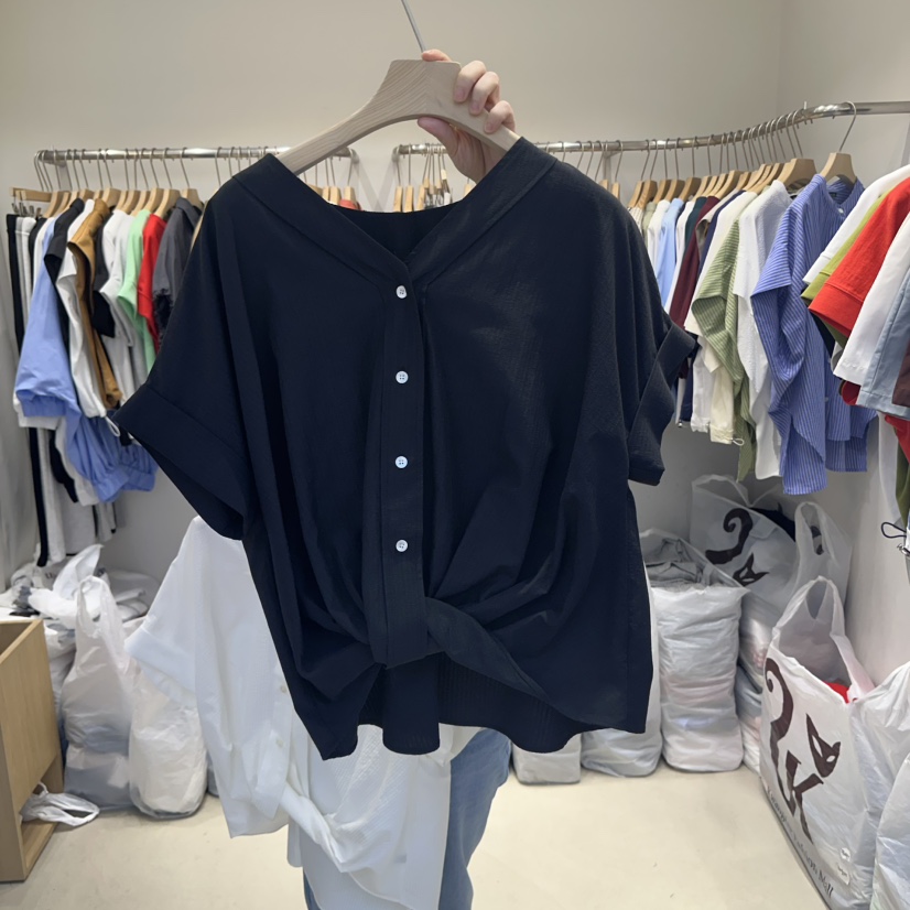 DA YLOG東大門代購女裝新品真品25春夏推薦職業襯衫蕾絲衫DA YLOG襯衫/蕾絲衫圖色3