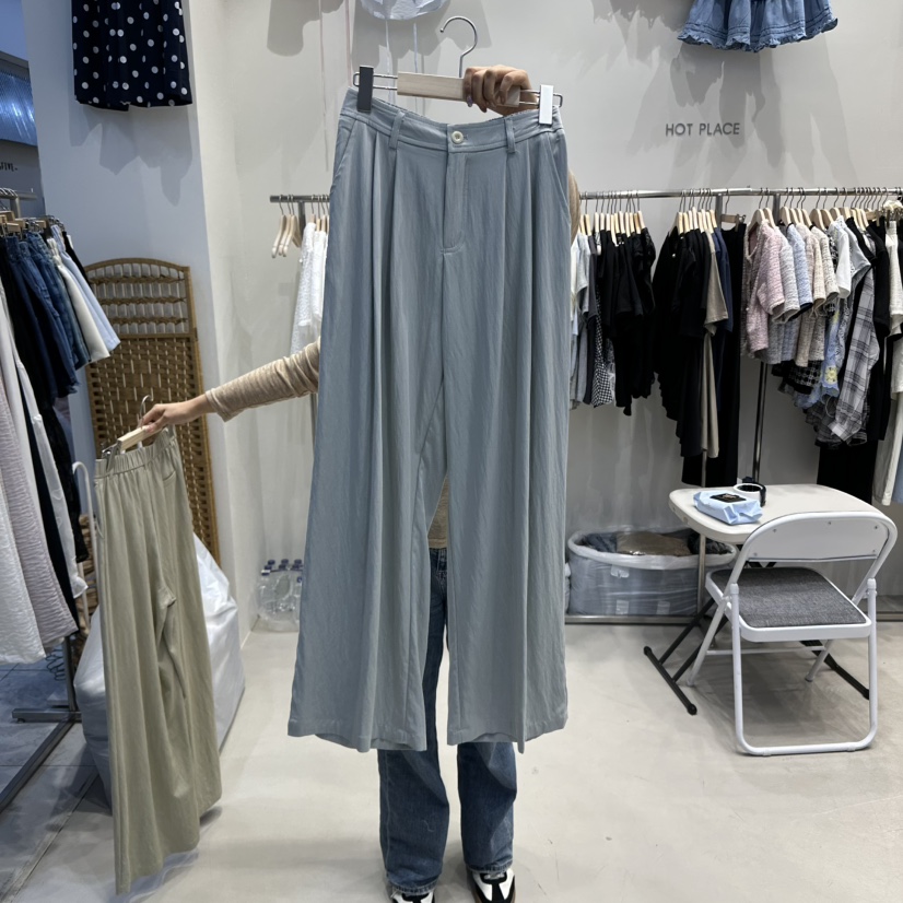 HOT PLACE韓國直郵女士新品真品推薦25春夏時尚休閑褲條紋HOT PLACE/DREAM GIRIS休閑褲圖色2