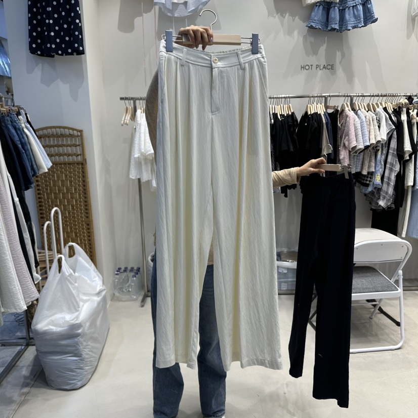 HOT PLACE韓國直郵女士新品真品推薦25春夏時尚休閑褲條紋HOT PLACE/DREAM GIRIS休閑褲圖色3