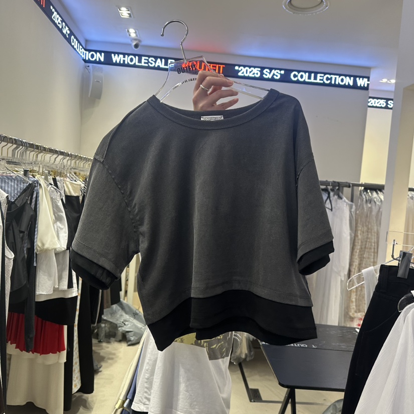 OUTFIT東大門直郵女士新品熱賣時尚休閑職業真品推薦人氣T恤OUTFITT恤圖色3