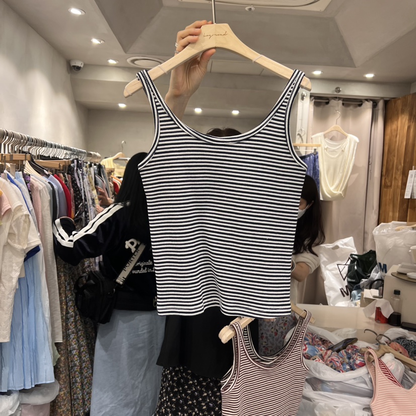 LOGROAD韓國直郵女士新品25春夏人氣休閑職業時尚真品吊帶背心LOG ROAD吊帶/背心圖色3