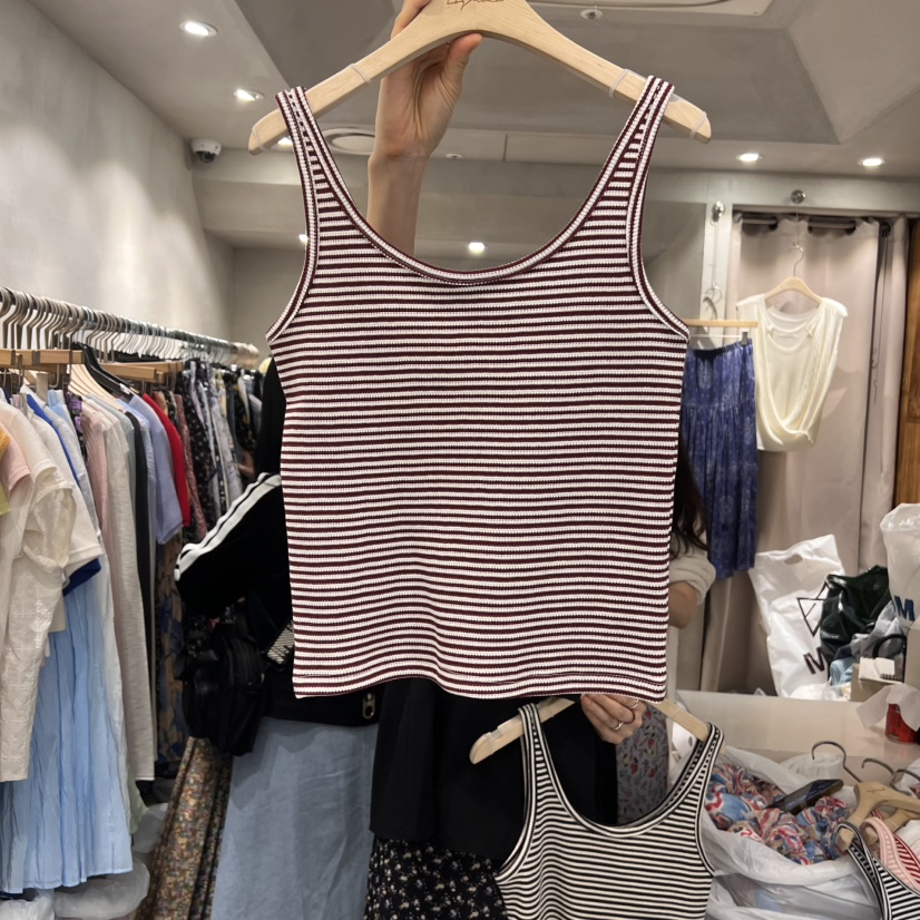 LOGROAD韓國直郵女士新品25春夏人氣休閑職業時尚真品吊帶背心LOG ROAD吊帶/背心圖色4