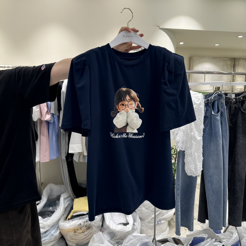 ENDOLPHIN東大門實拍女裝新品職業時尚休閑推薦真品熱賣T恤ENDOLPHINT恤圖色2
