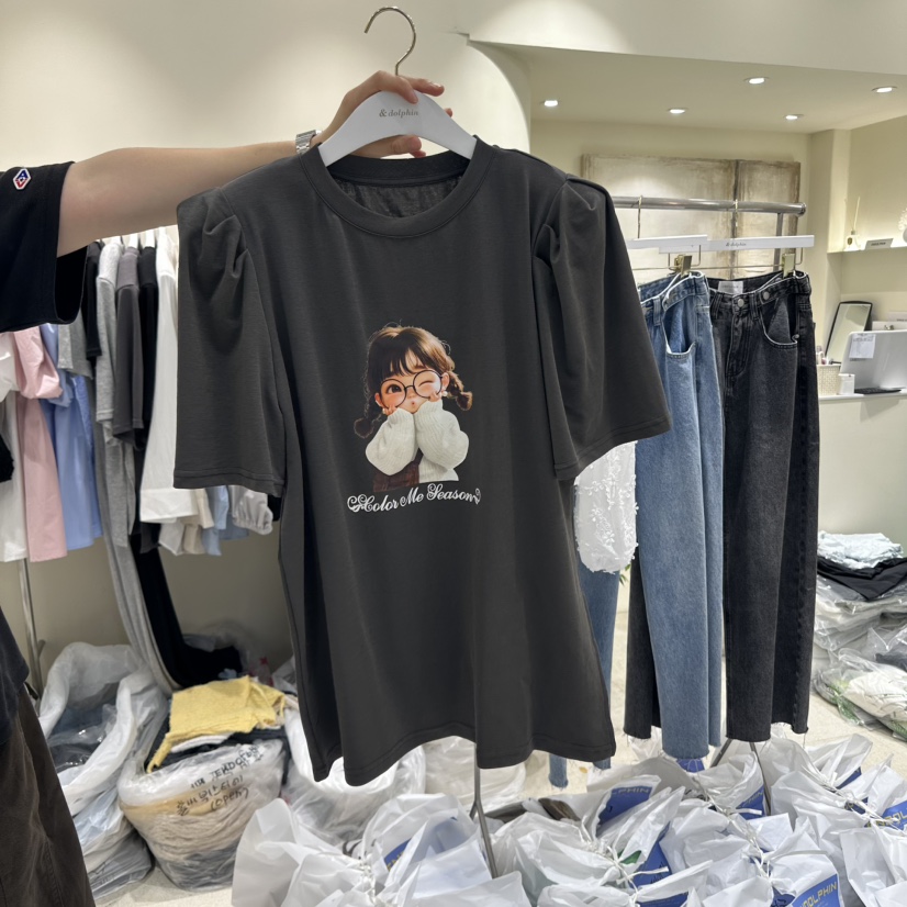 ENDOLPHIN東大門實拍女裝新品職業時尚休閑推薦真品熱賣T恤ENDOLPHINT恤圖色3