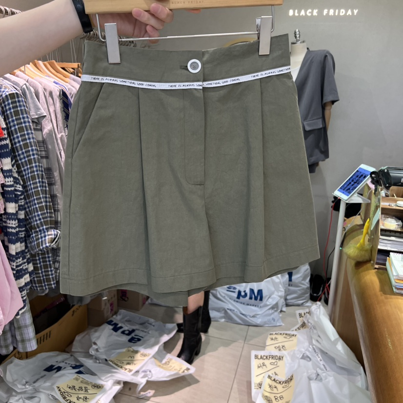 BLACKFRIDAY韓國代購女士新品職業25春夏推薦熱賣真品人氣短褲BLACK FRIDAY短褲圖色3