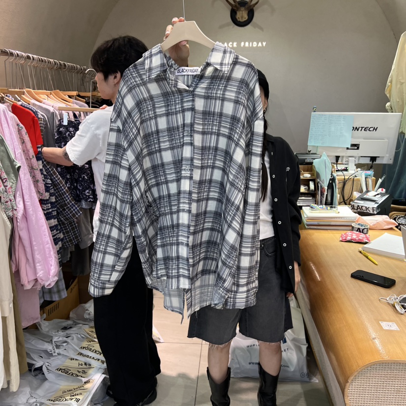 BLACKFRIDAY東大門代購女裝新款職業真品時尚人氣襯衫蕾絲衫BLACK FRIDAY襯衫/蕾絲衫