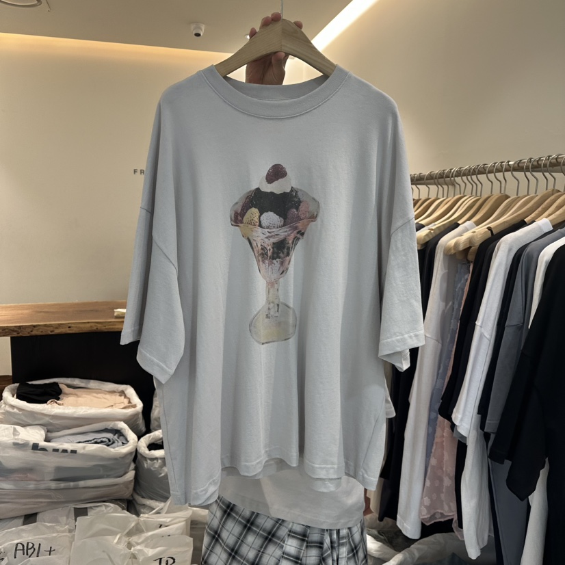 FRIC東大門實拍女裝新品職業時尚真品25春夏休閑熱賣推薦T恤FRICT恤圖色2