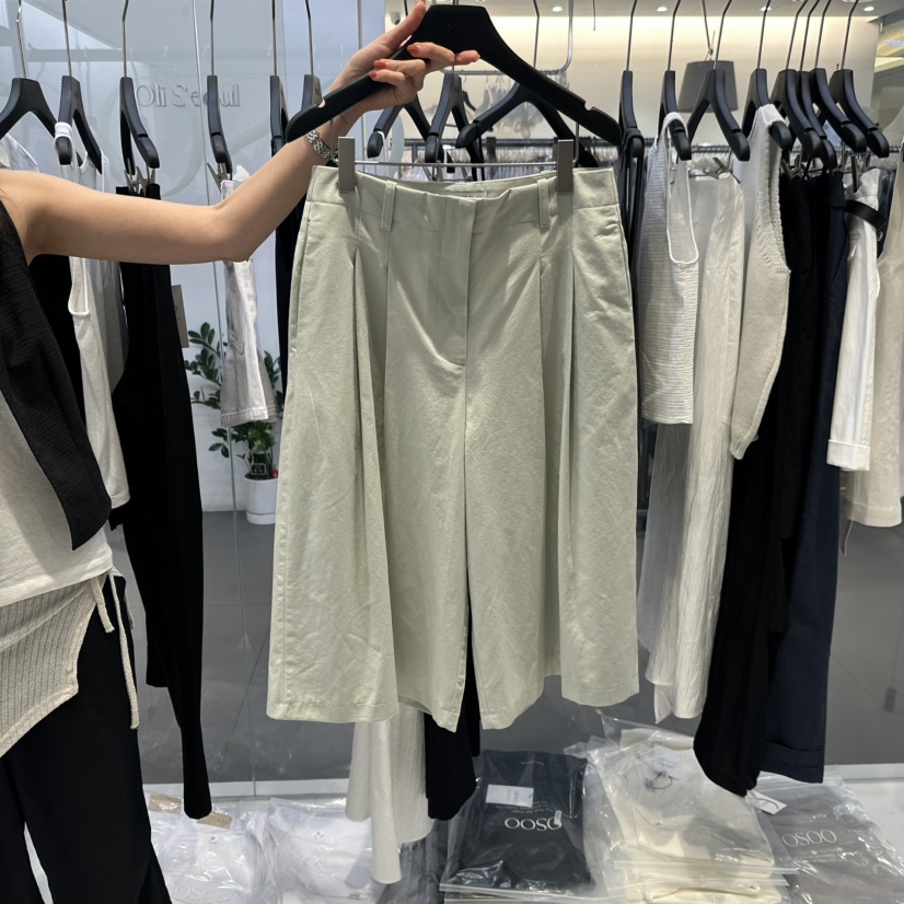 OSOO東大門代購女裝新款職業時尚熱賣25春夏休閑真品人氣短褲OSOO短褲圖色3