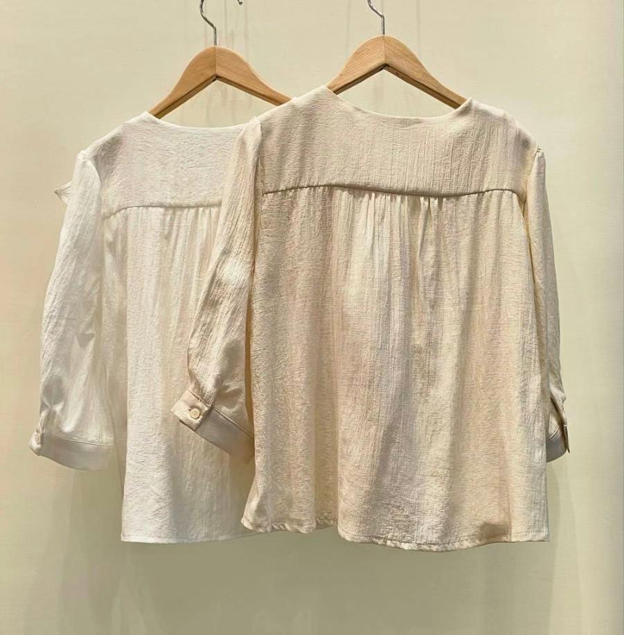 THE IN-더인-T東大門代購女裝新品職業襯衫蕾絲衫荷葉邊THE IN襯衫/蕾絲衫