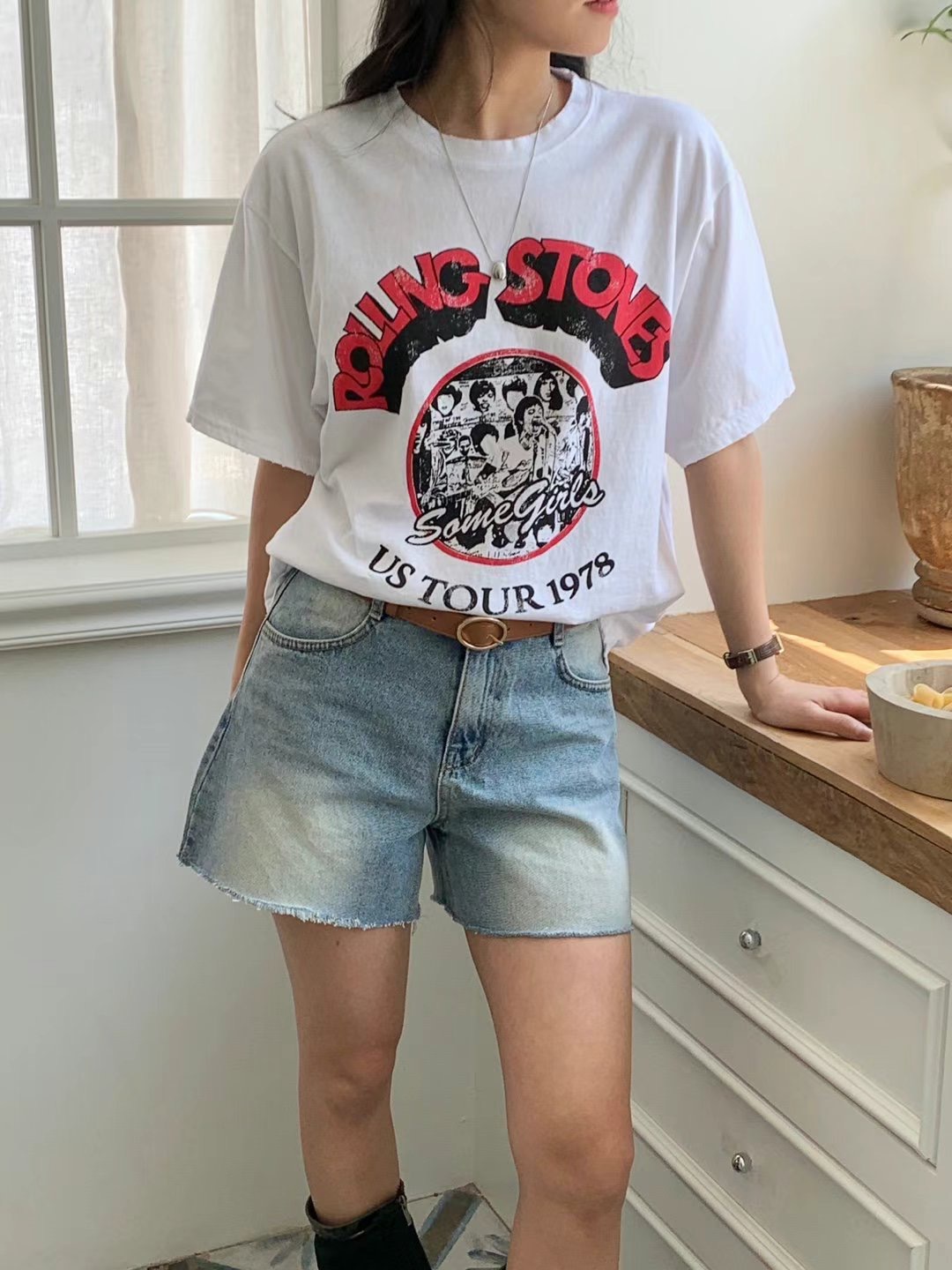 DOT BASIC東大門代購女裝新品真品人氣25春夏時尚休閑推薦T恤DOT BASICT恤