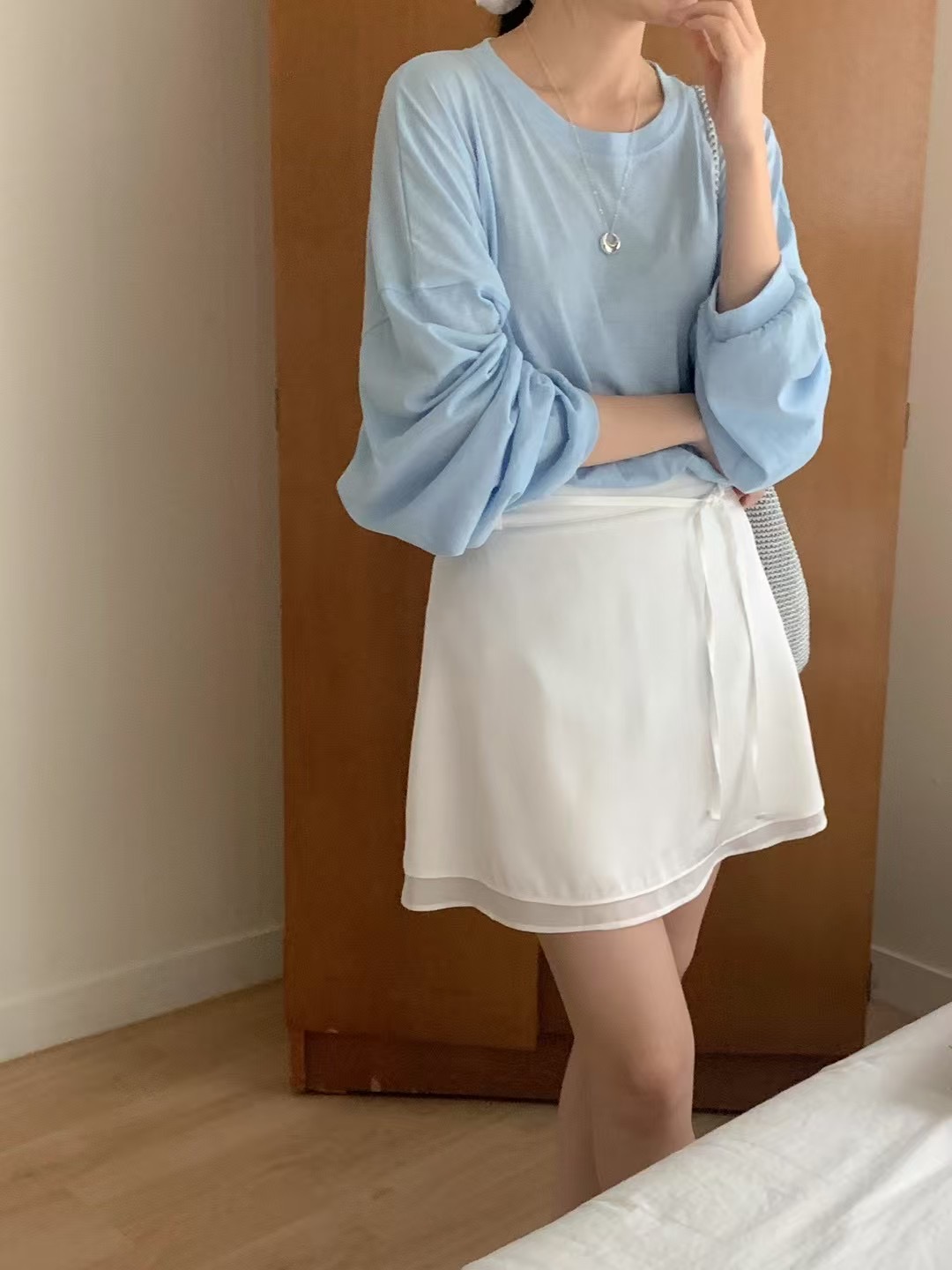 DEAR.FOREST韓國代購女士新款休閑職業時尚熱賣真品長袖T恤DEAR.FOREST長袖T恤