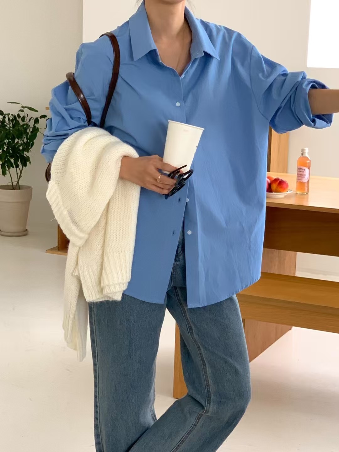 DEAR.FOREST東大門直郵女裝新款人氣休閑時尚25春夏襯衫蕾絲衫DEAR.FOREST襯衫/蕾絲衫