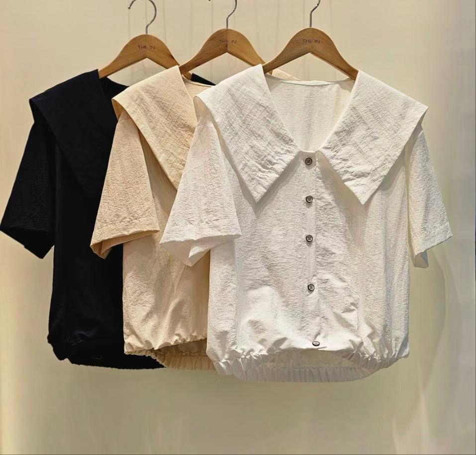 THE IN-더인-T東大門實拍女裝新品推薦休閑時尚襯衫蕾絲衫THE IN襯衫/蕾絲衫