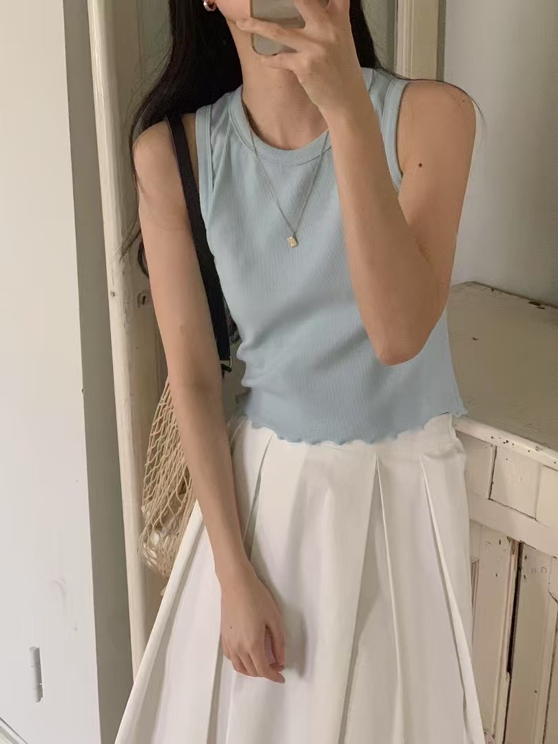 DEAR.FOREST東大門代購女裝新品職業推薦人氣休閑吊帶背心DEAR.FOREST吊帶/背心圖色3