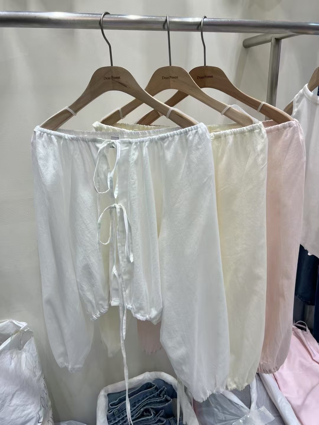 DEAR.FOREST韓國代購女裝新品人氣休閑推薦25春夏襯衫蕾絲衫DEAR.FOREST襯衫/蕾絲衫