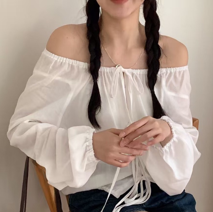 DEAR.FOREST韓國代購女裝新品人氣休閑推薦25春夏襯衫蕾絲衫DEAR.FOREST襯衫/蕾絲衫圖色1