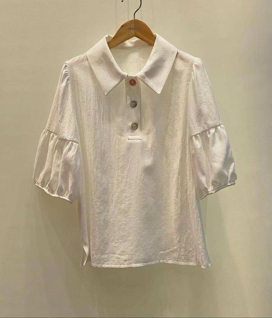 THE IN-더인-T東大門直郵女士新款職業真品休閑襯衫蕾絲衫THE IN襯衫/蕾絲衫圖色3