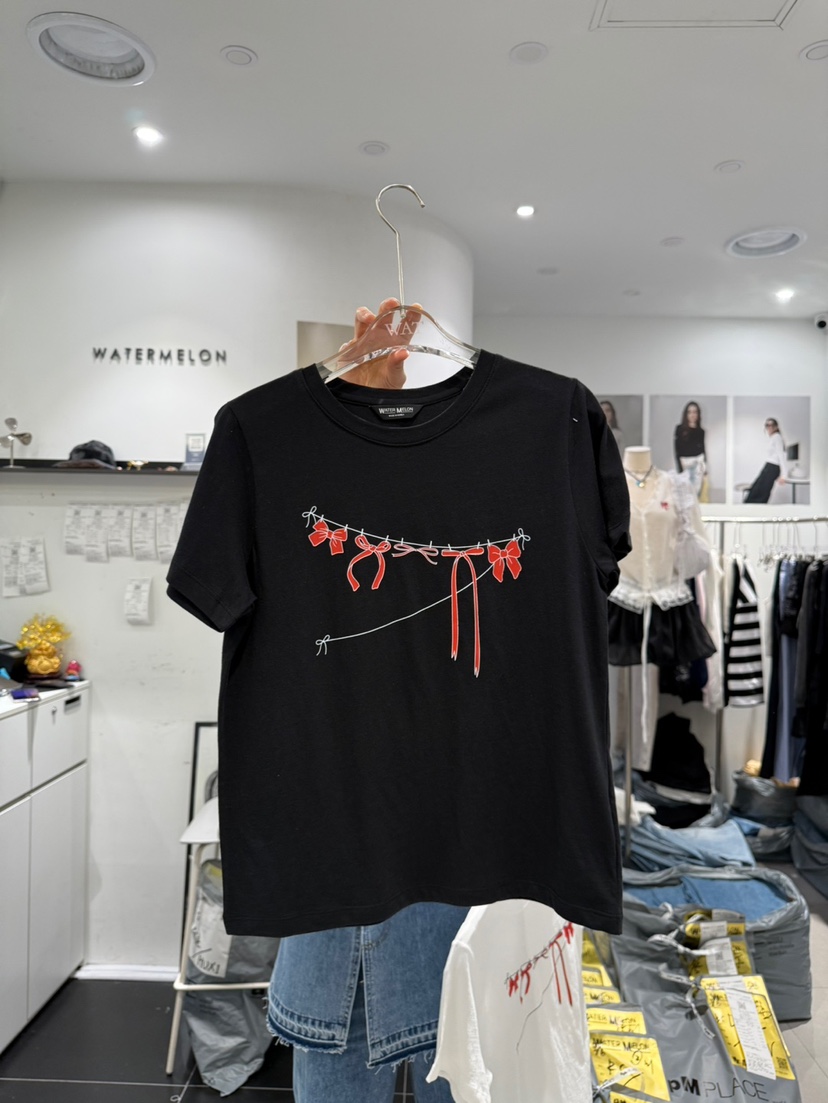 WATERMELON東大門直郵女士新品25春夏時尚推薦休閑人氣熱賣T恤WATERMELONT恤圖色2