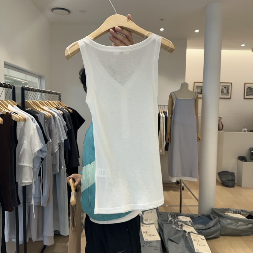 OVU東大門實拍女士新品時尚人氣推薦休閑真品25春夏吊帶背心OVU吊帶/背心