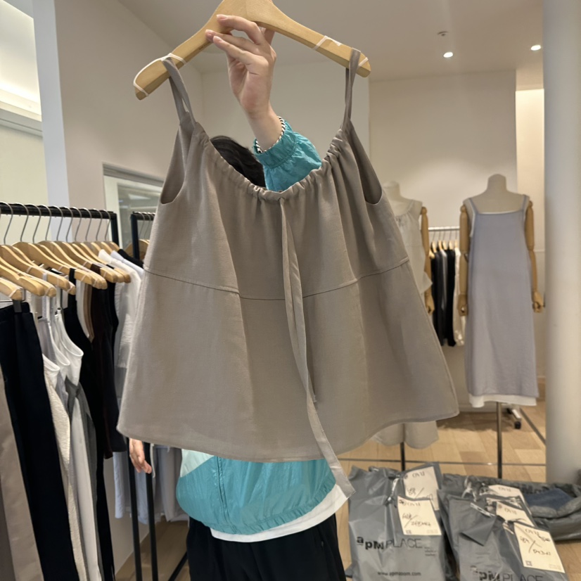 OVU東大門實拍女裝新款推薦25春夏真品職業時尚休閑吊帶背心OVU吊帶/背心