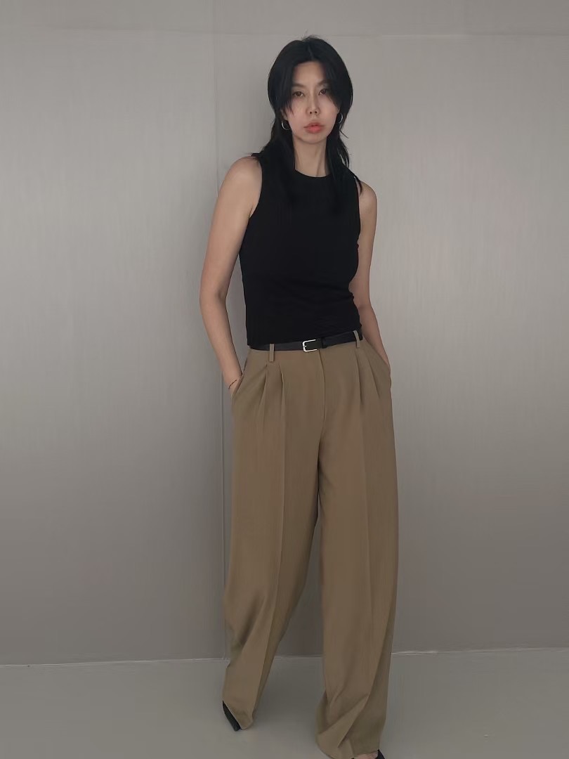 IACOCCA東大門直郵女裝新款人氣推薦職業25春夏休閑正裝褲西褲MARCEL___正裝褲/西褲
