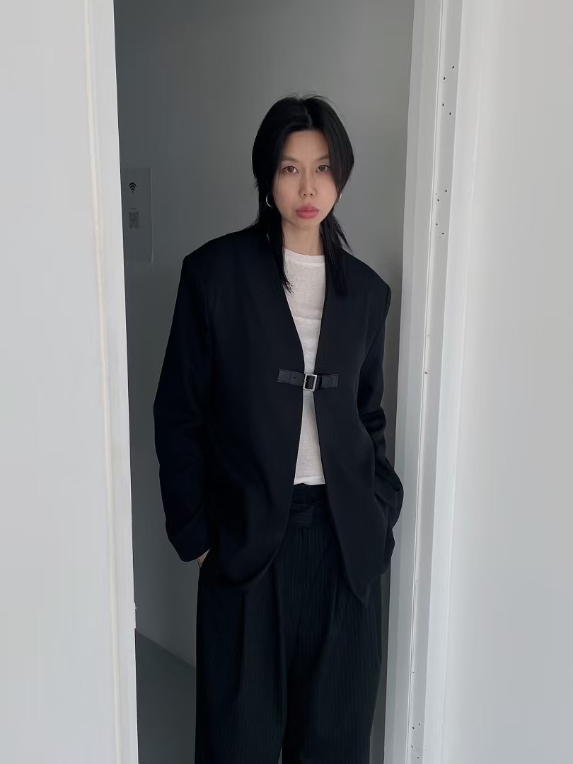 IACOCCA韓國直郵女士新款25春夏人氣職業熱賣推薦休閑時尚夾克MARCEL___夾克圖色2