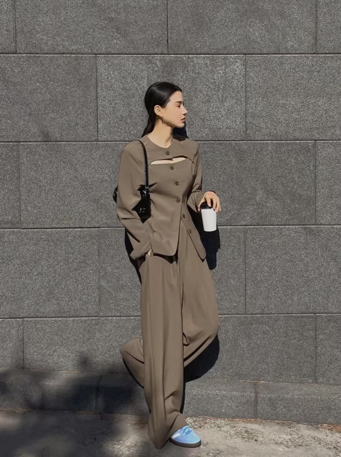 IACOCCA東大門實拍女士新款真品職業人氣時尚25春夏休閑套裝MARCEL___套裝