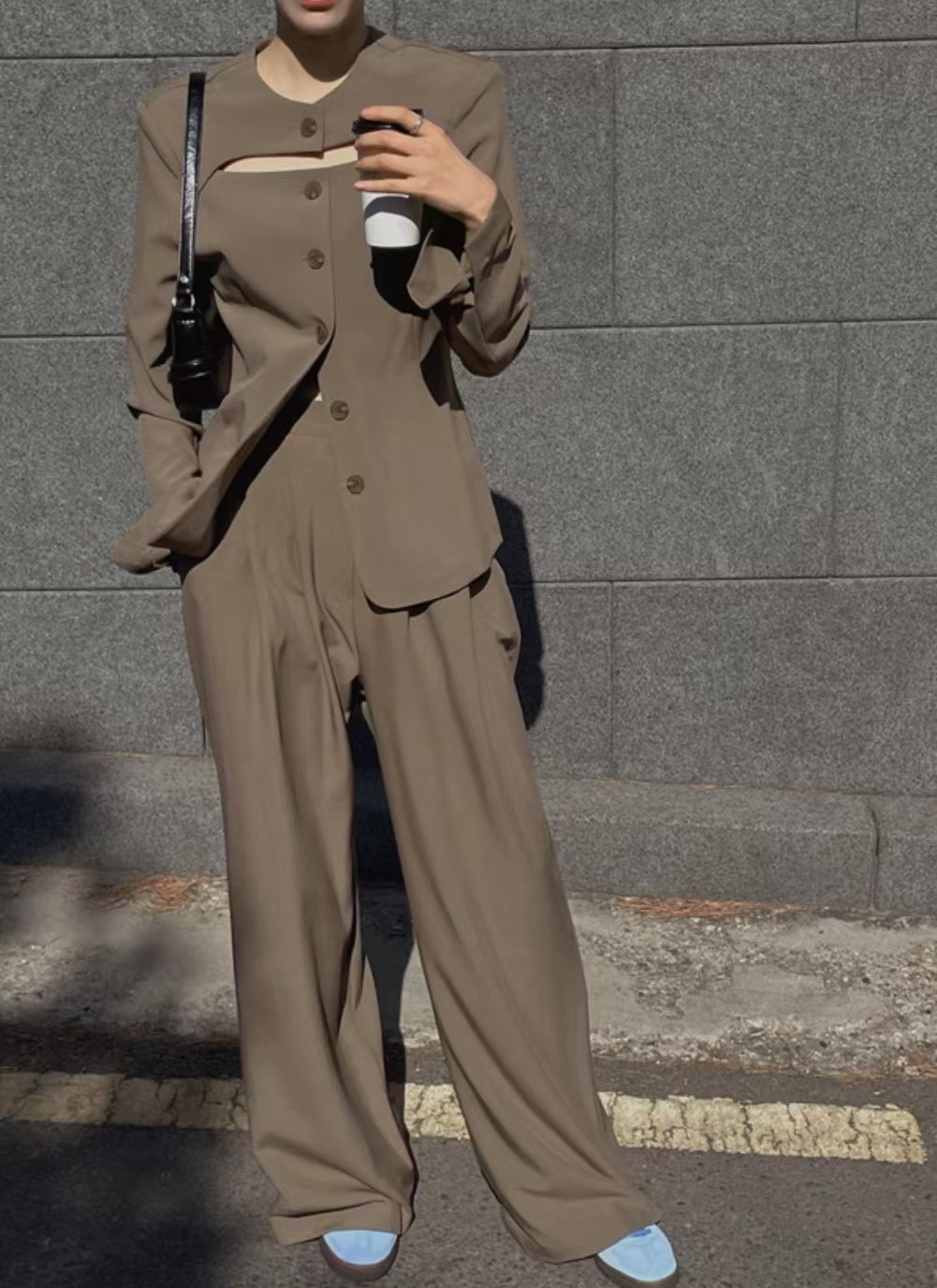 IACOCCA東大門實拍女士新款真品職業人氣時尚25春夏休閑套裝MARCEL___套裝圖色1