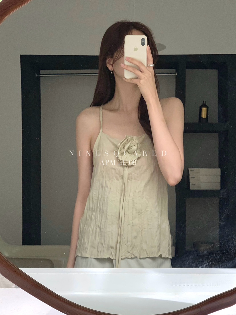 NINESQUARED東大門直郵女裝新款熱賣職業25春夏真品吊帶背心NINESQUARED吊帶/背心