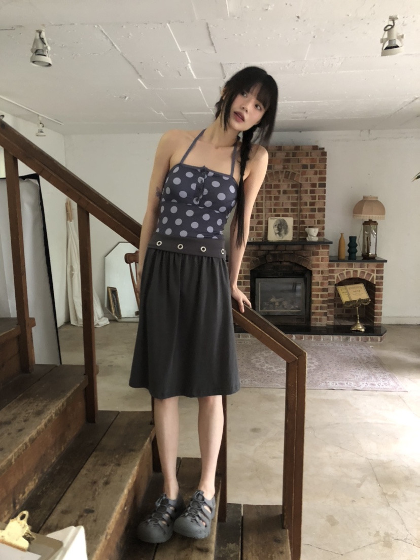 FLASH東大門代購女士新款推薦時尚職業休閑25春夏半身裙中短裙FLASH半身裙/中短裙