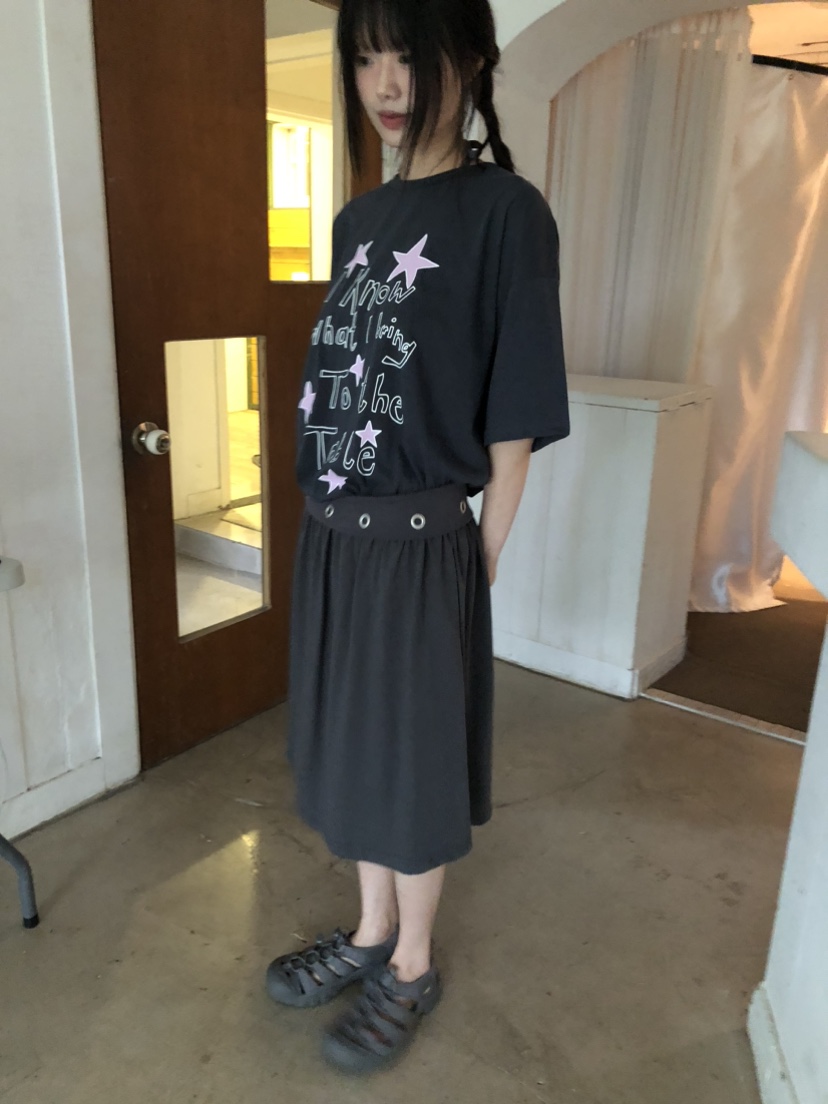 FLASH東大門代購女士新款推薦時尚職業休閑25春夏半身裙中短裙FLASH半身裙/中短裙