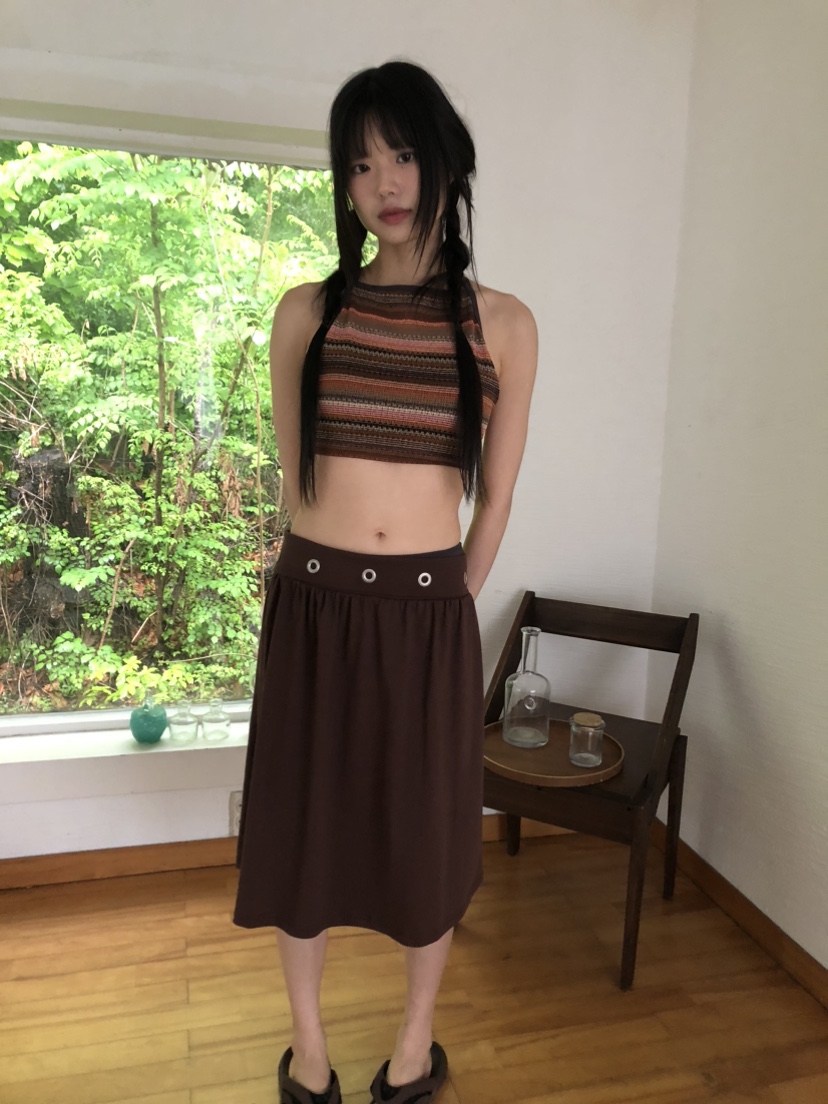 FLASH東大門代購女士新款推薦時尚職業休閑25春夏半身裙中短裙FLASH半身裙/中短裙