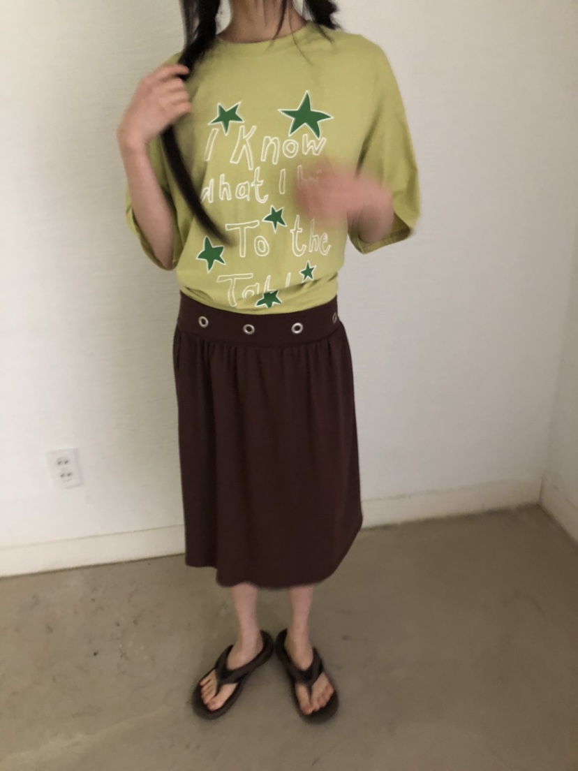 FLASH東大門代購女士新款推薦時尚職業休閑25春夏半身裙中短裙FLASH半身裙/中短裙