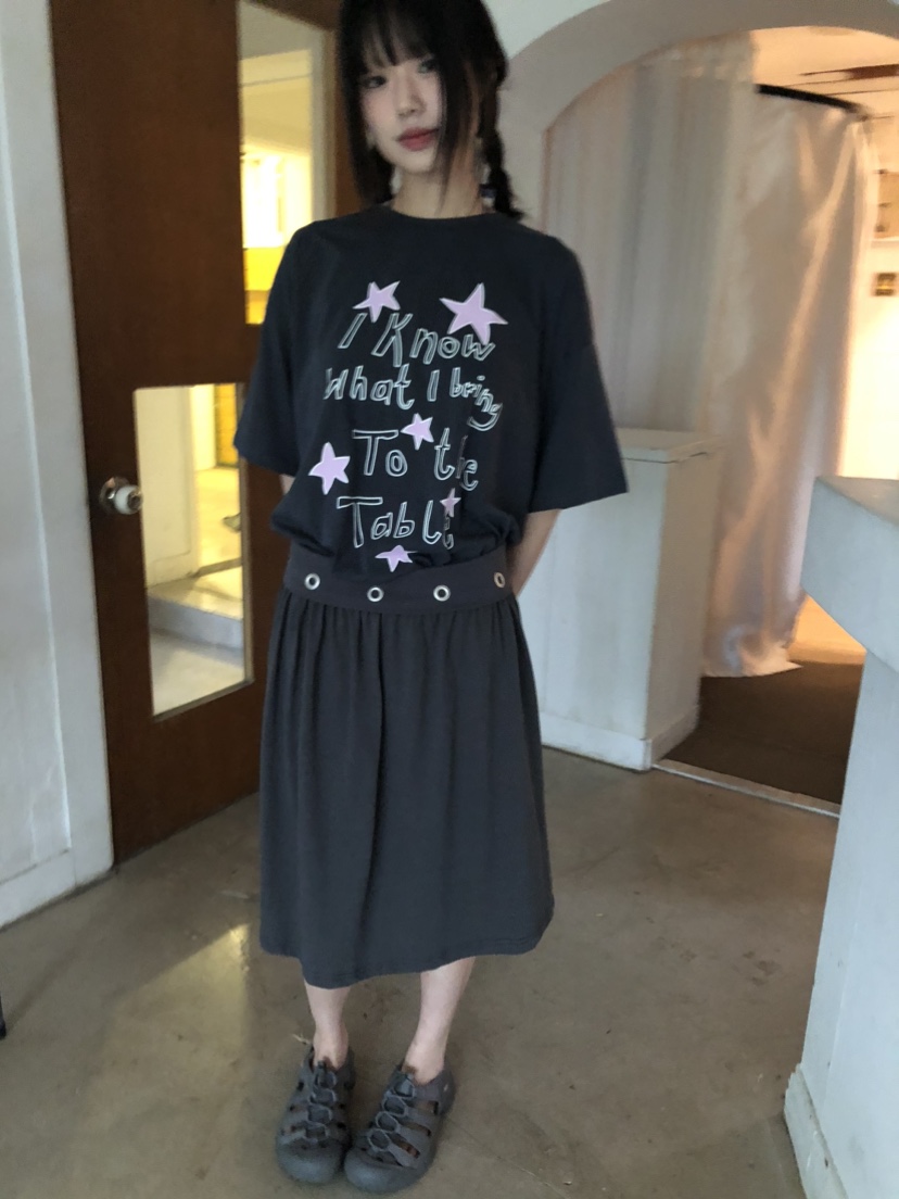FLASH東大門代購女士新款推薦時尚職業休閑25春夏半身裙中短裙FLASH半身裙/中短裙圖色3